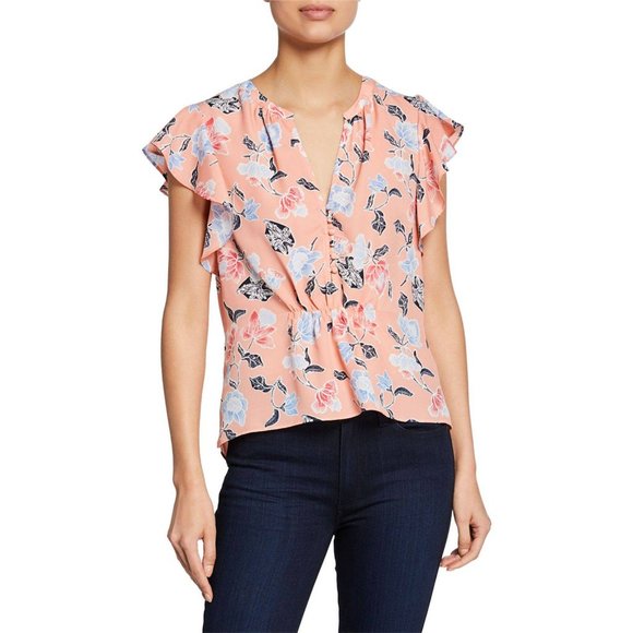 Joie Crisbell Persimmon Blouse - Picture 2 of 2